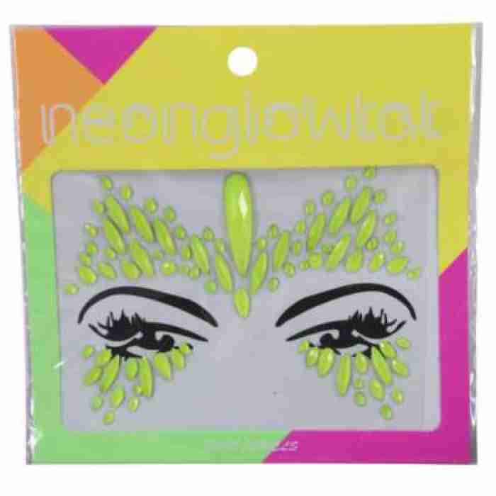 Face Jewels Neon Green 1 img