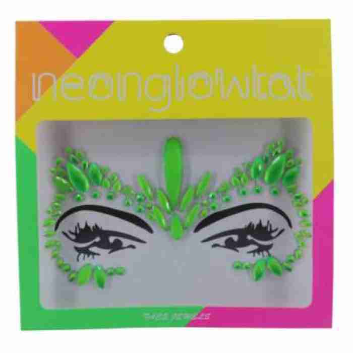 Face Jewels Neon Green img