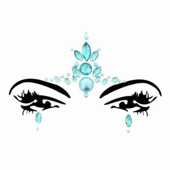 Face and Body Jewels Aqua Queens of Festival Makeup img