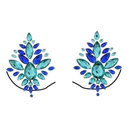 Face and Body Jewels Blue