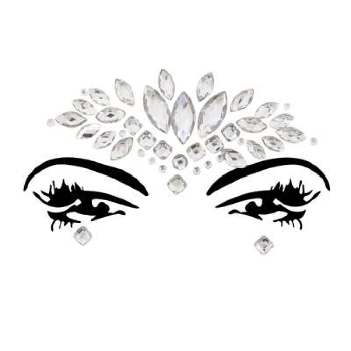 Face and Body Jewels Diamond - Festival Makeup - Image 1