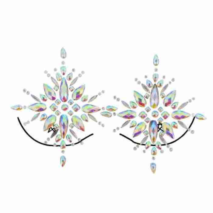 Face and Body Jewels Iridescent Aura Festival Look img