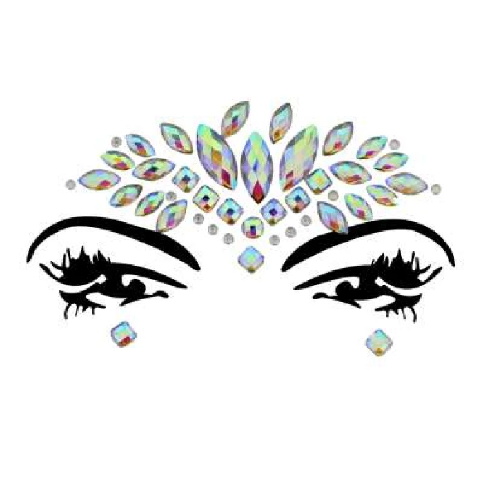 Face and Body Jewels Iridescent Aura - Pieces of Art - Image 1