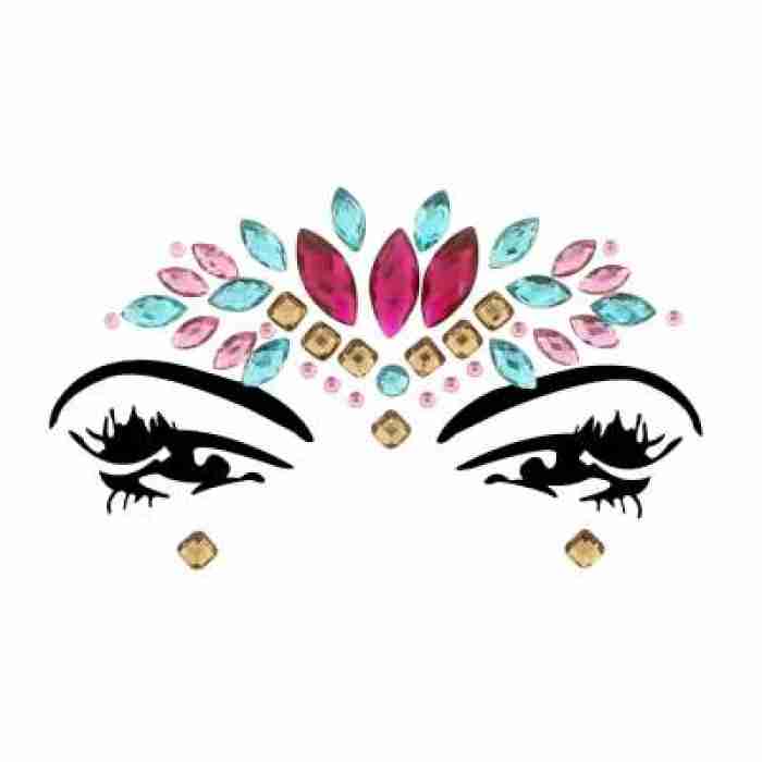 Face and Body Jewels Multi Colors Shimmering img