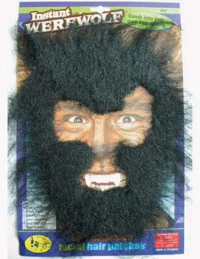 Facial Hair - Werewolf, Black