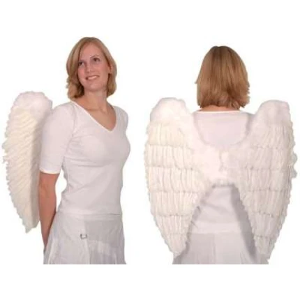 Feather Angel Wings - White