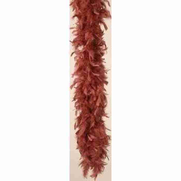 Feather Boa Chocolate Brown