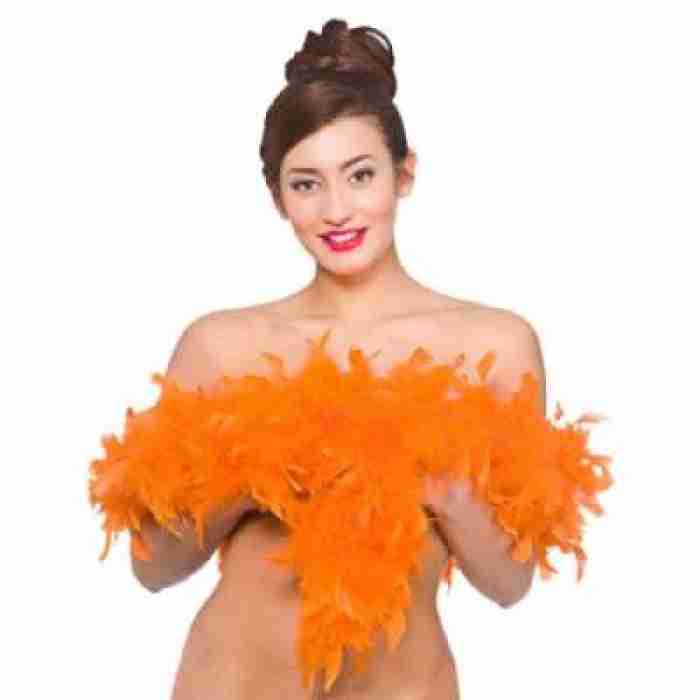 Feather Boa Orange