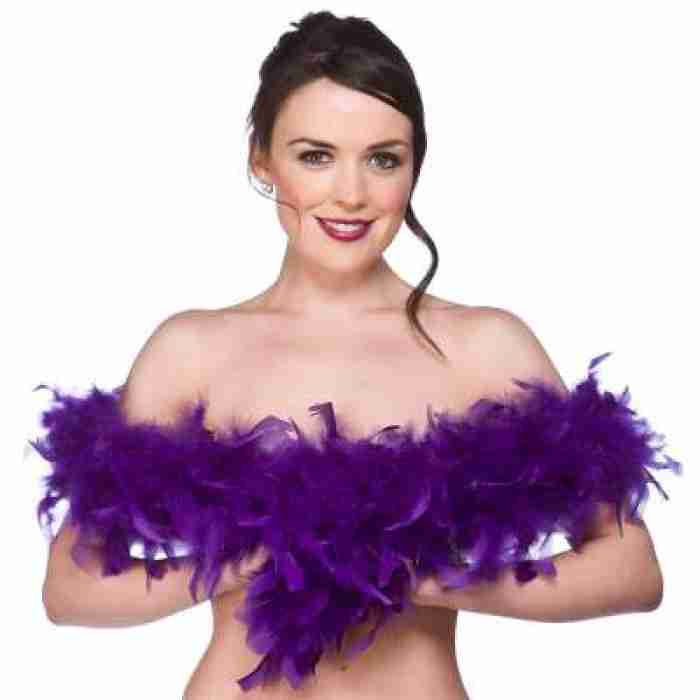 Feather Boa Purple 1.7m