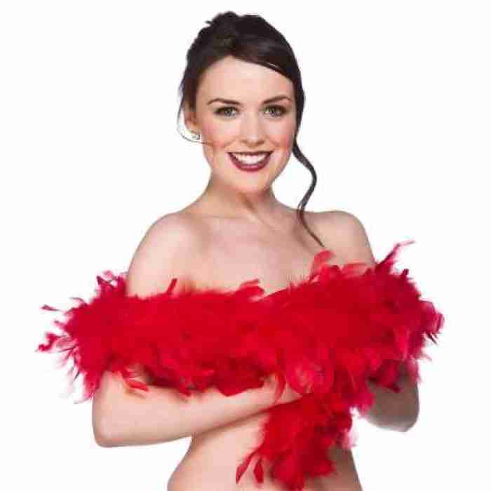 Feather Boa Red 1.7m