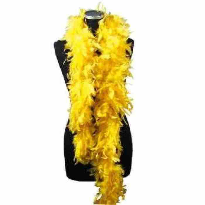 Feather Boa Yellow