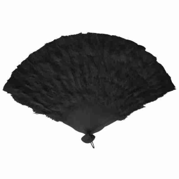 Feather Fan Black