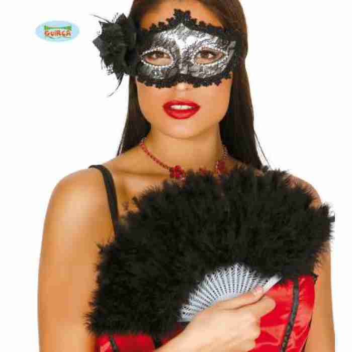 Feather Fan Black1