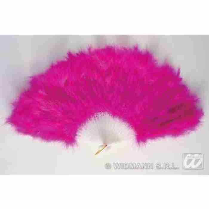 Feather Fan Flashy Pink