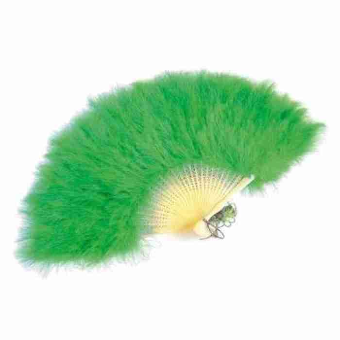 Feather Fan Green