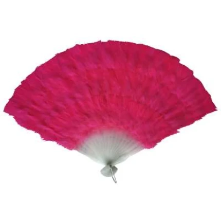 Feather Fan - Hot Pink