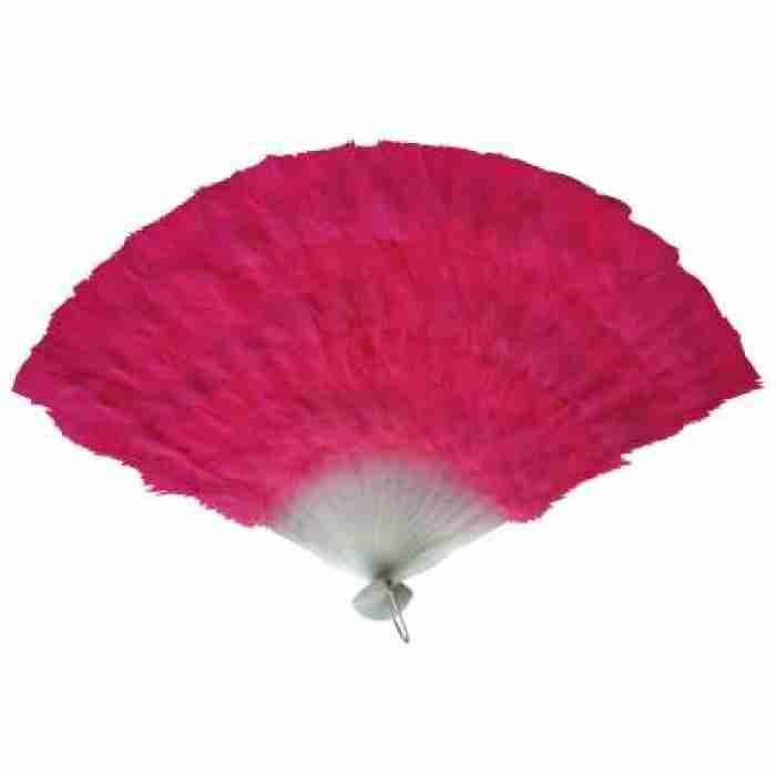 Feather Fan Hot Pink