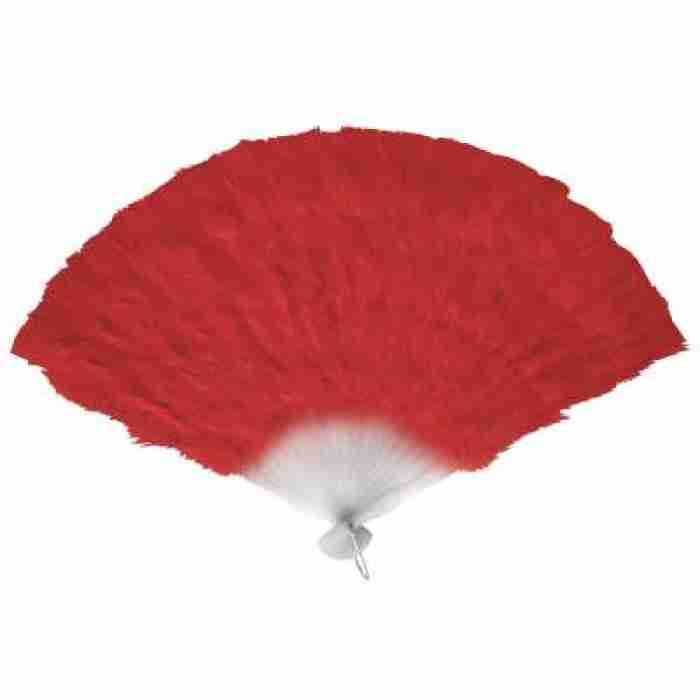 Feather Fan Red 60 cm