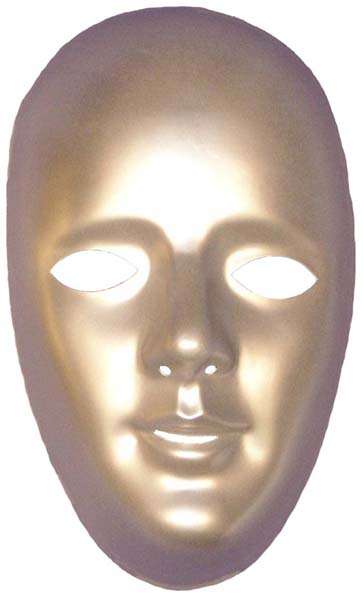 Female Silver Robot Mask 1130D Img