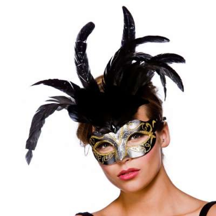 Firenze Eyemask BlackGold MK9812G Img