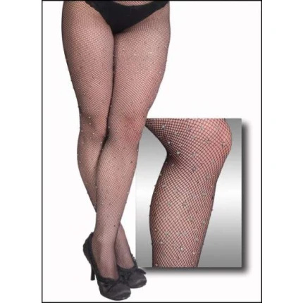 Fishnet Pantyhose with stones