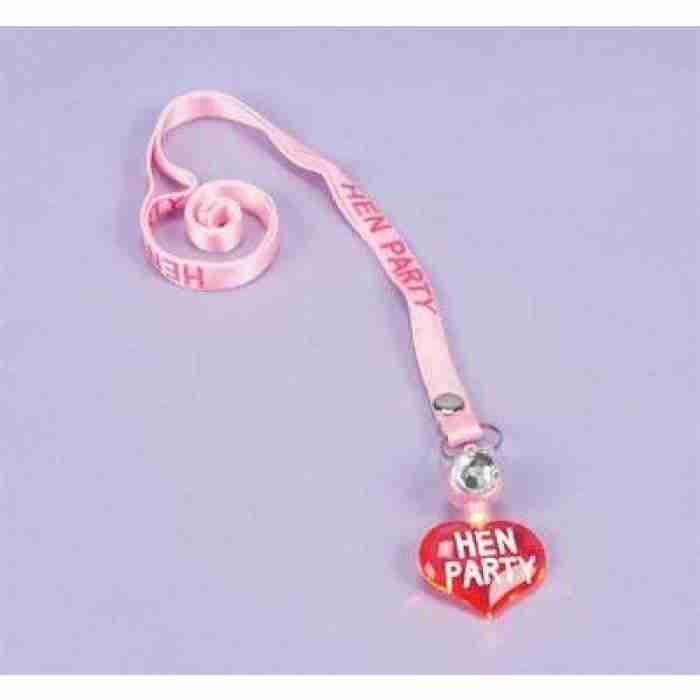 Flashing Hen Party Light Up Necklace FnHp img