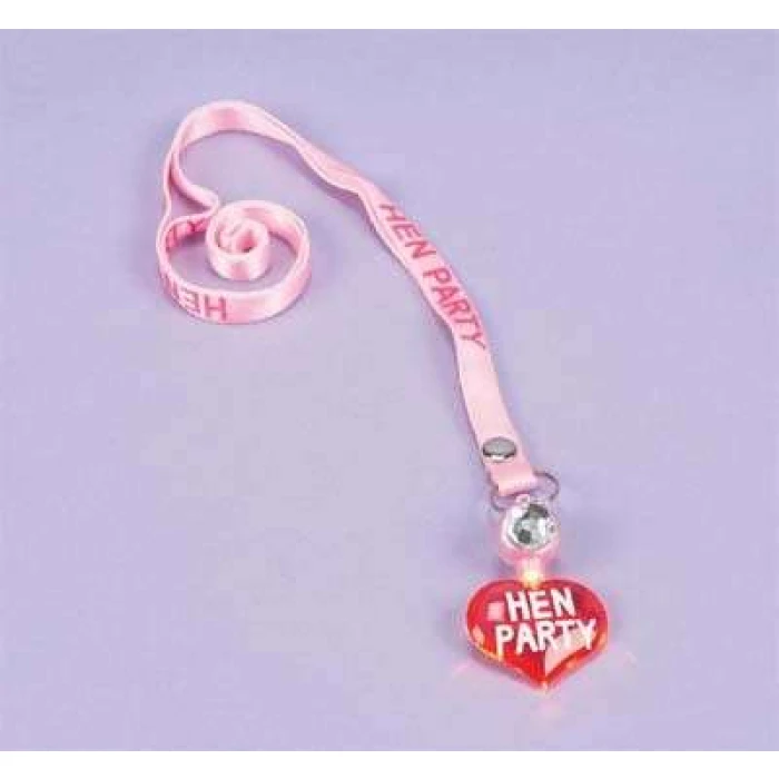 Flashing Hen Party Light Up Necklace - Image 1