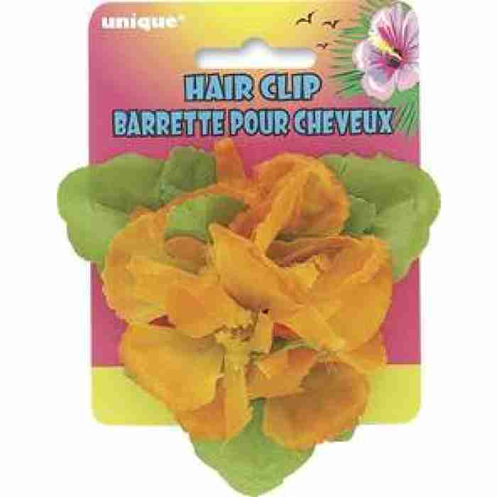Flower Hairclip Orange 19394