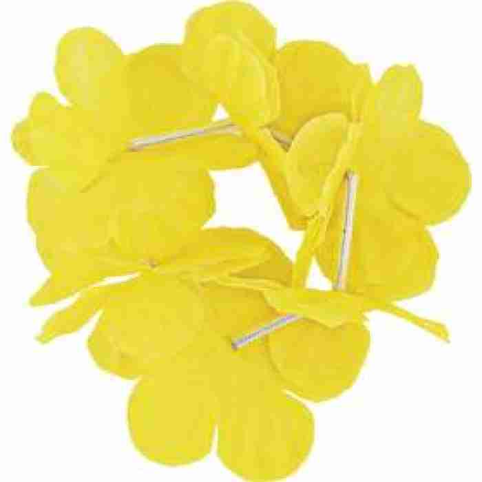 Flower Lei Bracelets Yellow 19344