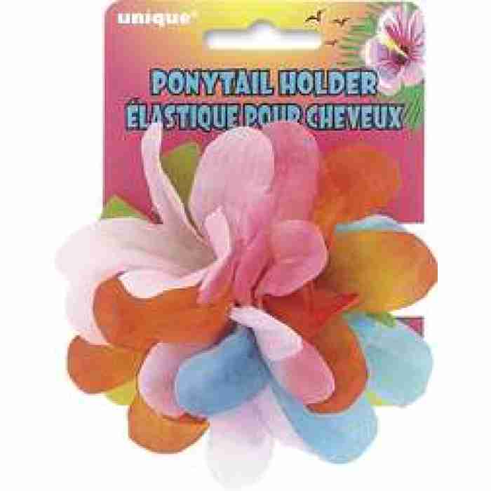 Flower Ponytail Holder Multi 19396