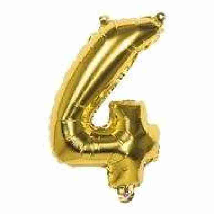 Foil Balloon Gold 4