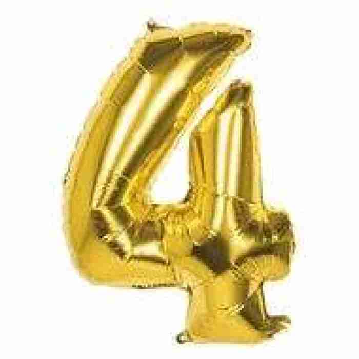 Foil Balloon Gold 4 86cm