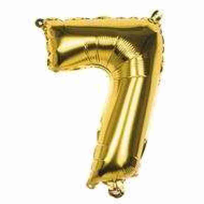 Foil Balloon Gold 7