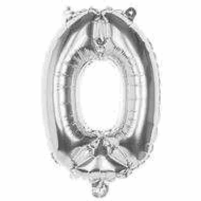 Foil Balloon Silver 0 86cm