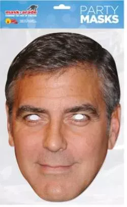 George Clooney Celebrity Face Mask
