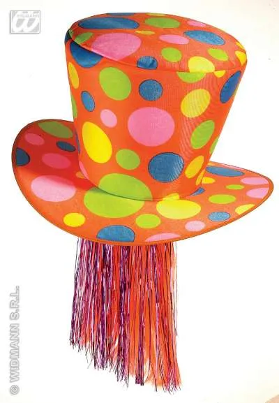 Giant Neon Dotted Topper Hat