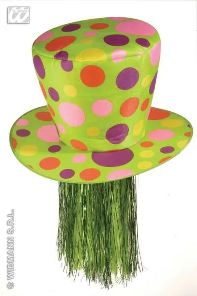 Giant Neon Dotted Topper Hat