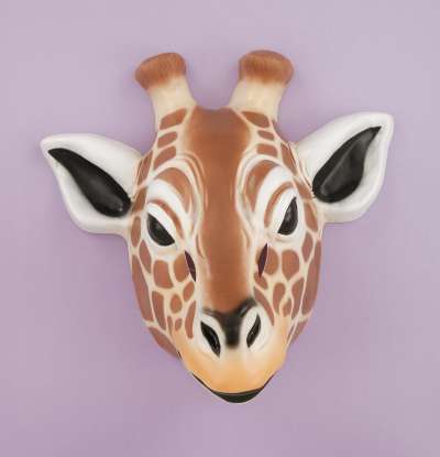 Giraffe Mask Plastic