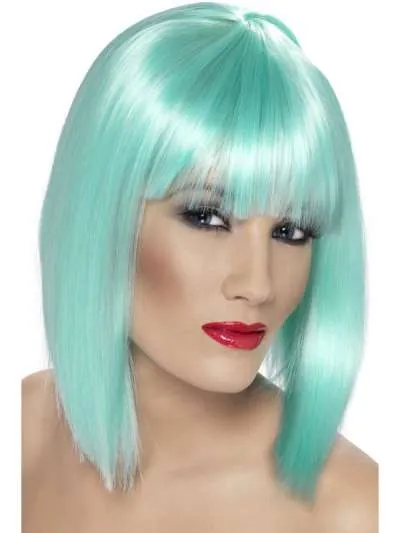 Glam Wig, Neon Aqua