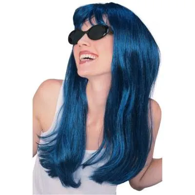 Glamour Wig - Teal/Black