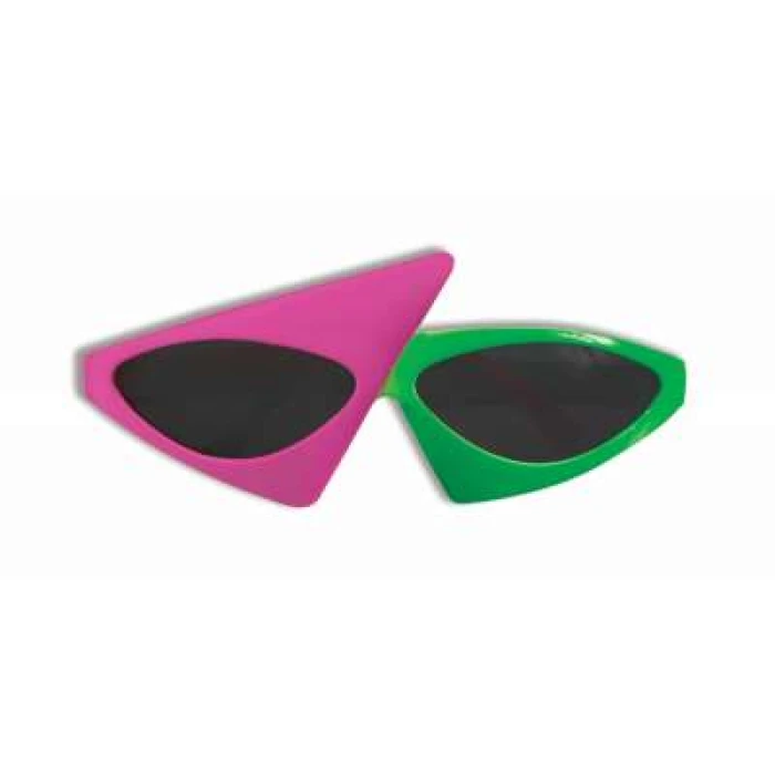 Glasses - 2 tone Neon Pink/Green - Image 1