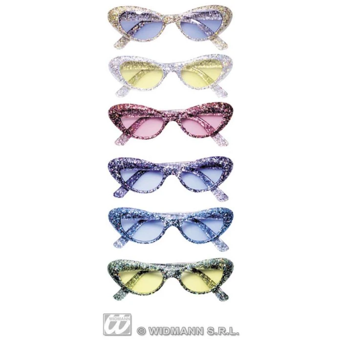Glitter Cat-Eye Glasses - Image 1