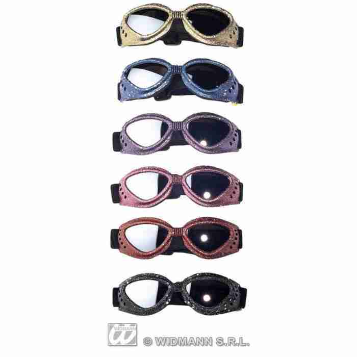 Glitter Snow Goggles with Elastic 6772G a img