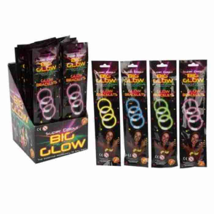 Glow In The Dark Bracelets Assorted 8 Inches 061326