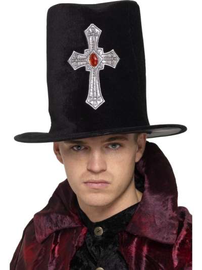 Gothic Grave Digger Topper Hat 36995