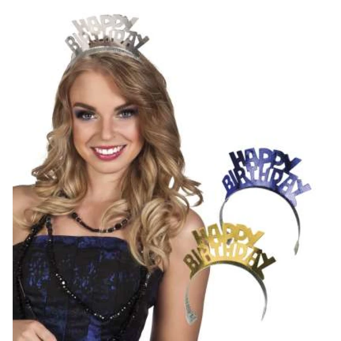 Happy Birthday Tiara - Assorted - Image 1