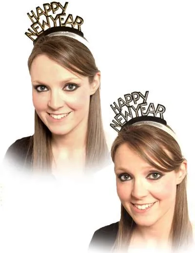 Happy New Year Glitter Tiara