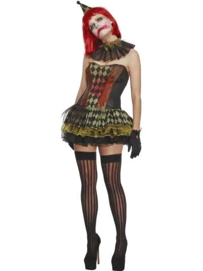 Harlequin Creepy Zombie Clown