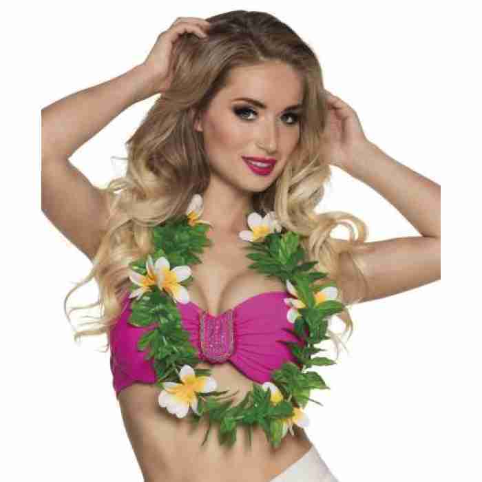 Hawaiian Lei white lei 52265