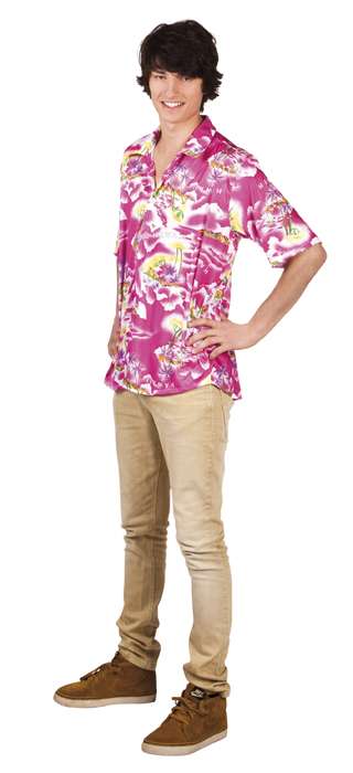 Hawaiian Shirt Pink 52405